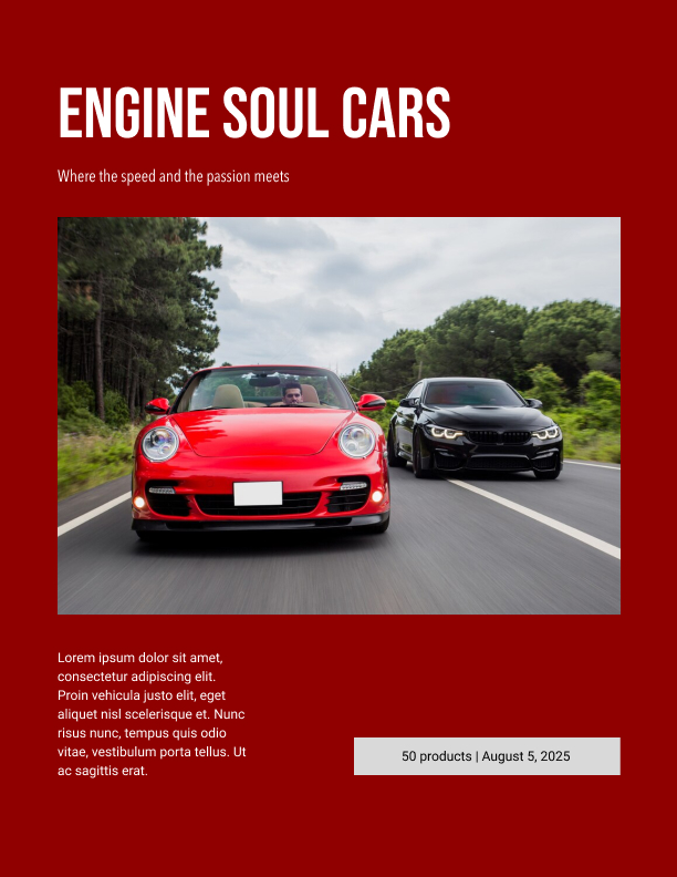 Flat Modern template preview