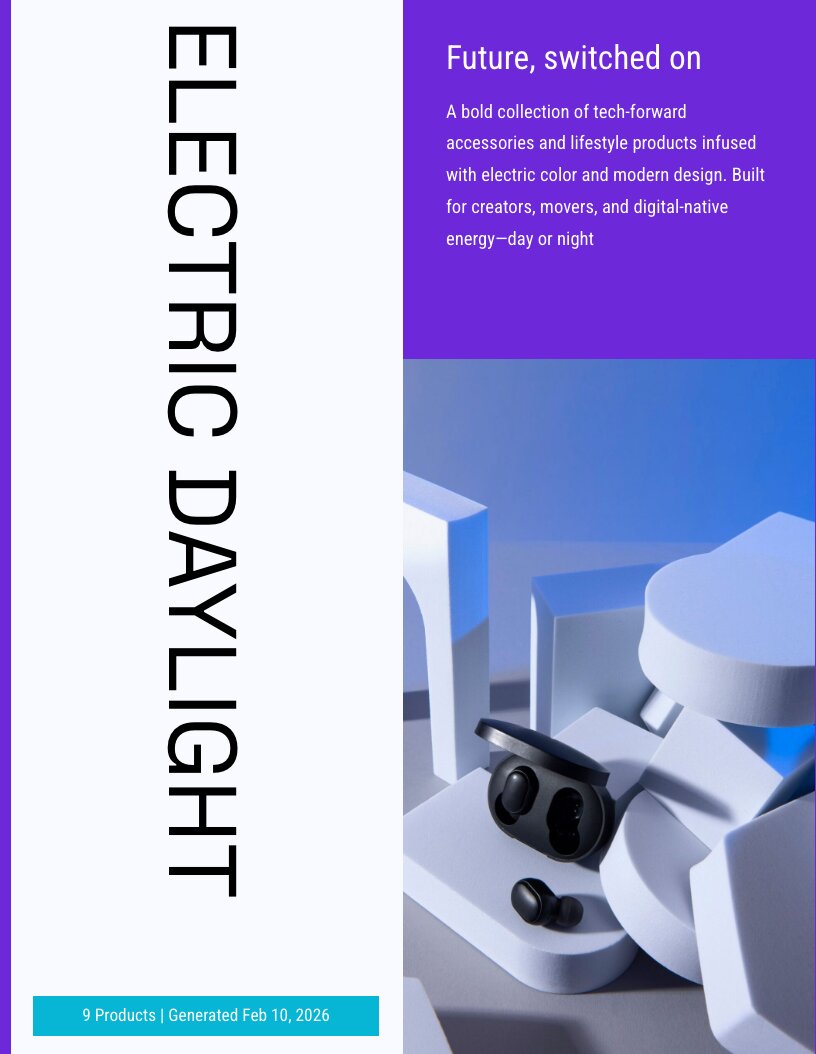 Digital Pulse template preview